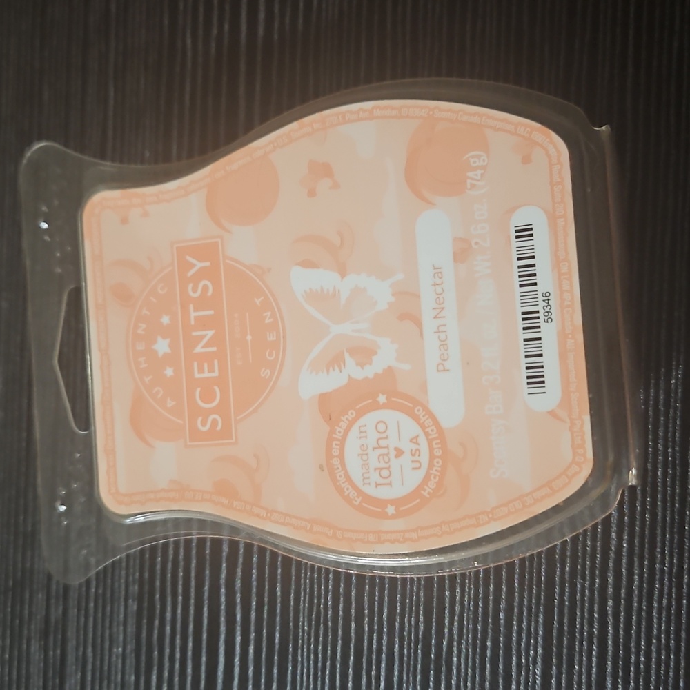 Peach nectar scentsy wax bar